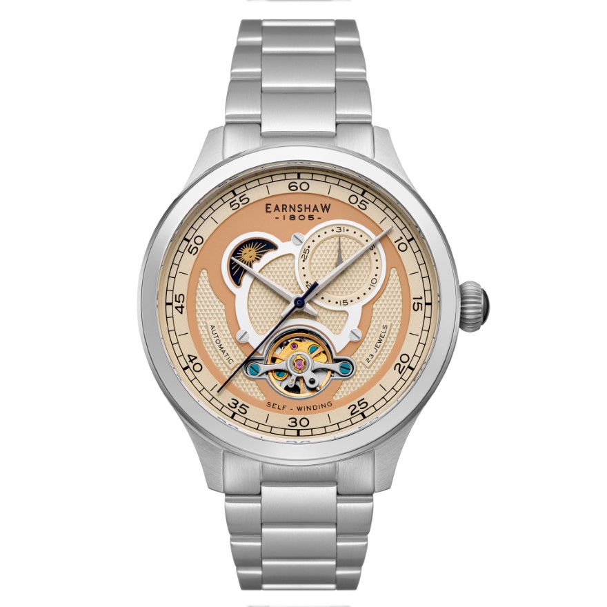 Thomas Earnshaw 43mm Men's Automatic Watch BARON ES-8193-33 - Click Image to Close